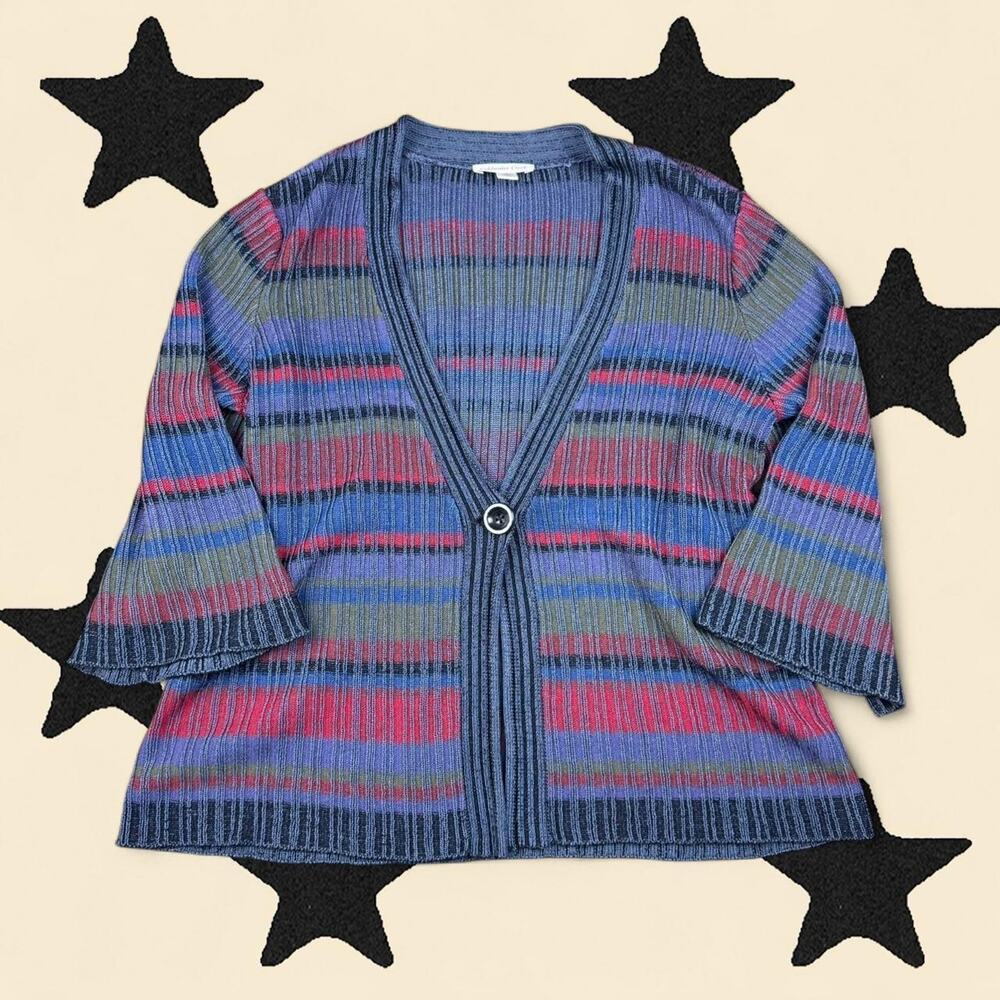 ★ Coldwater Creek Colorful Heavy Cardigan ★